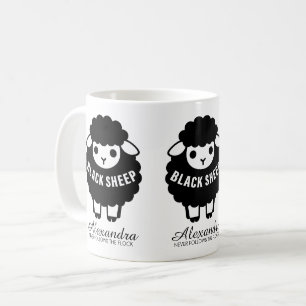 Taza De Café Oveja Negra Nunca Sigue Al Rebaño
