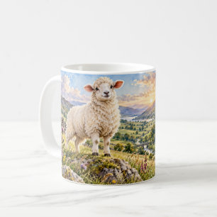Taza De Café Ovejas Blancas Cree en Ti Mismo