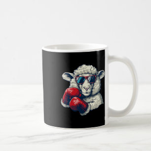 Taza De Café Ovejas Boxeadoras Guantes de Boxeo Kickboxing Dive