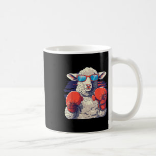 Taza De Café Ovejas Boxeadoras Guantes de Boxeo Kickboxing Dive