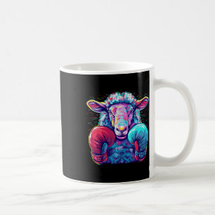 Taza De Café Ovejas Boxeadoras Guantes de Boxeo Kickboxing Dive