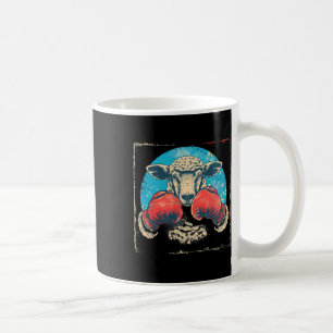 Taza De Café Ovejas Boxeando Guantes de Boxeo Kickboxing Divert