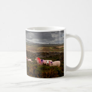 Taza De Café Ovejas coloreadas
