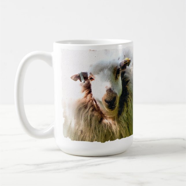 TAZA DE CAFÉ OVEJAS CUIDADAS (Izquierda)