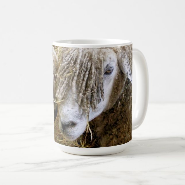 TAZA DE CAFÉ OVEJAS CUIDADAS (Anverso derecho)