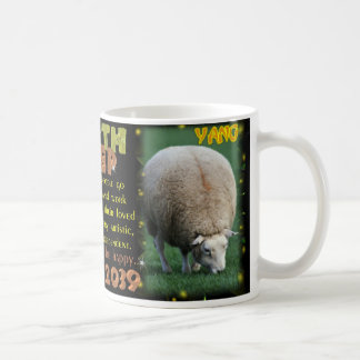 Taza De Café Ovejas de la tierra 1979, zodiaco de 2039 chinos