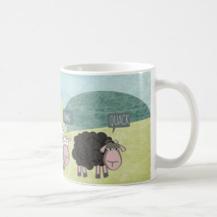Taza De Café Ovejas lindas del rebelde de la diversión