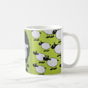 Taza De Café ovejas negras