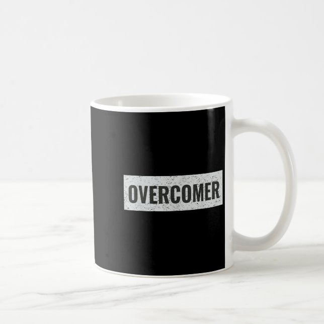 Taza De Café Overcomer Emwering Insrational Motivational Christ (Derecha)