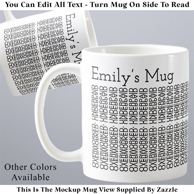 Taza De Café Overworked. Underpaid. Office Work Hidden Message (Subido por el creador)