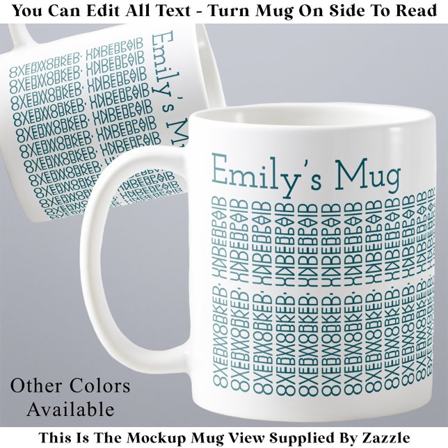 Taza De Café Overworked. Underpaid. Office Work Hidden Message (Subido por el creador)