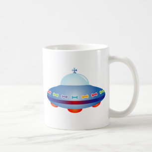 Taza De Café Ovni Nave Espacial