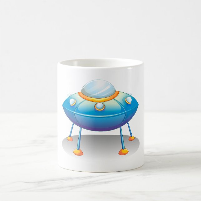Taza De Café OVNI Saucer Volador (Subido por el creador)