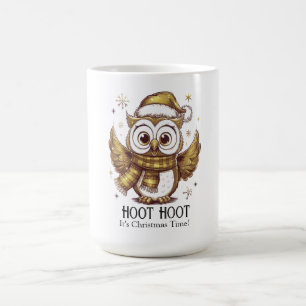 Taza De Café Owl Be Home for Navidades
