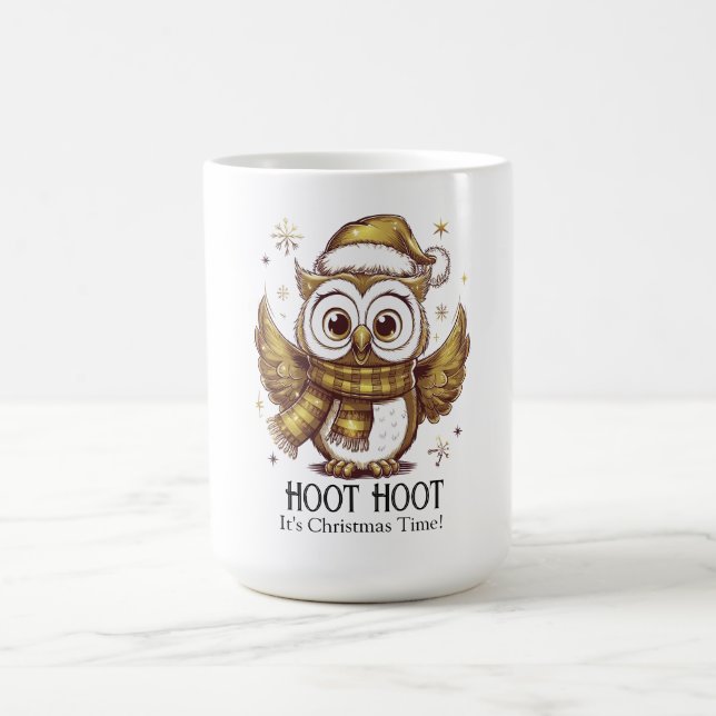 Taza De Café Owl Be Home for Navidades (Centro)