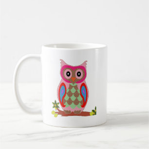 Taza De Café Owl Bird Art