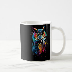 Taza De Café Owl Colorful