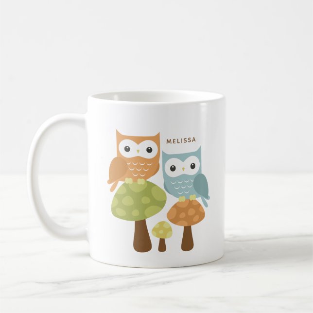 Taza De Café Owl Mugs (Izquierda)