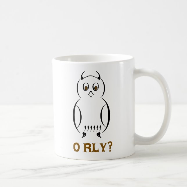 Taza De Café Owl O'Rly (Derecha)