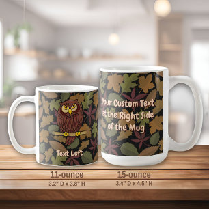 Taza De Café Owl Personalizado Coffee Mug