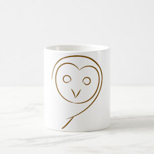 Taza De Café Owl Sketch Mug