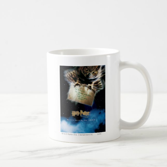 Taza De Café Owl with Letter Movie Poster (Derecha)