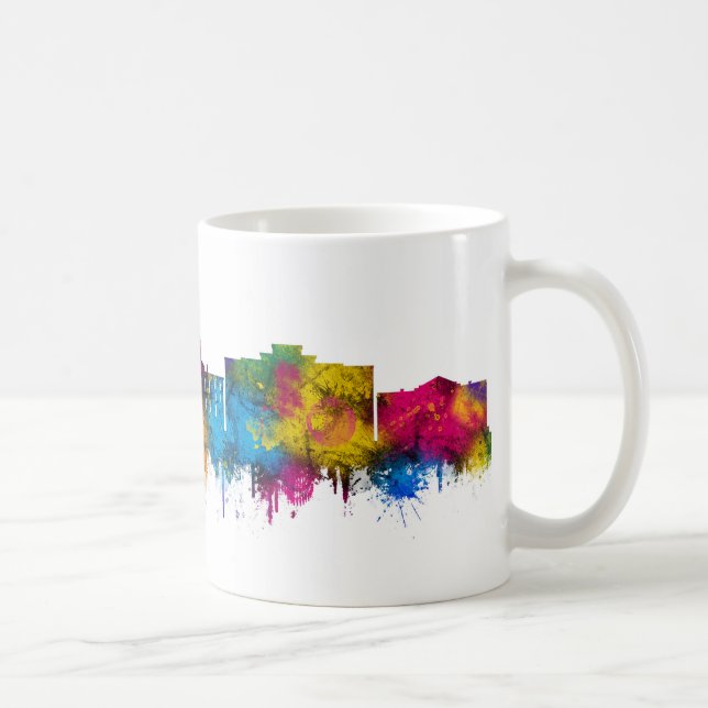 Taza De Café Oxford Mississippi Skyline (Derecha)