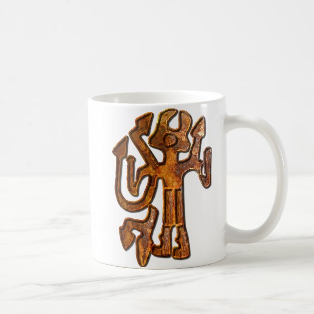 Taza De Café Óxido de figuras de cuerno (Derecha)