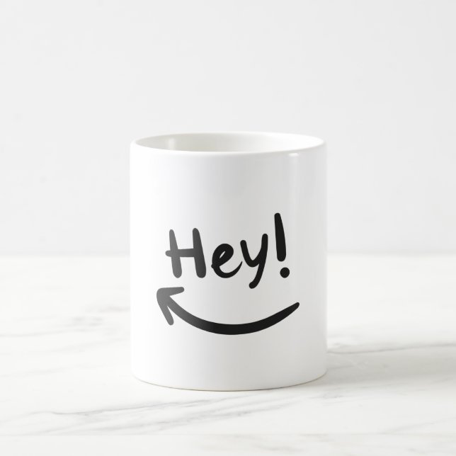 Taza De Café Oye sonriendo (Centro)