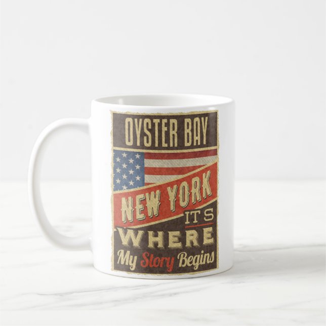Taza De Café Oyster Bay New York (Izquierda)