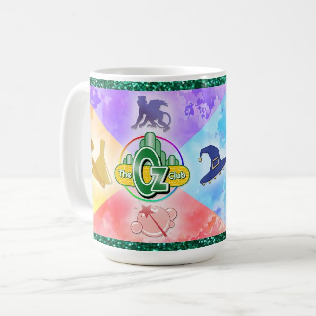 Taza De Café Oz Map Mug (Anverso izquierdo)