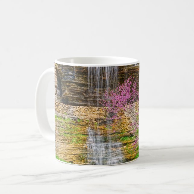 Taza De Café Ozarks Waterfall Spring Bluff Coffee Mug (Anverso izquierdo)