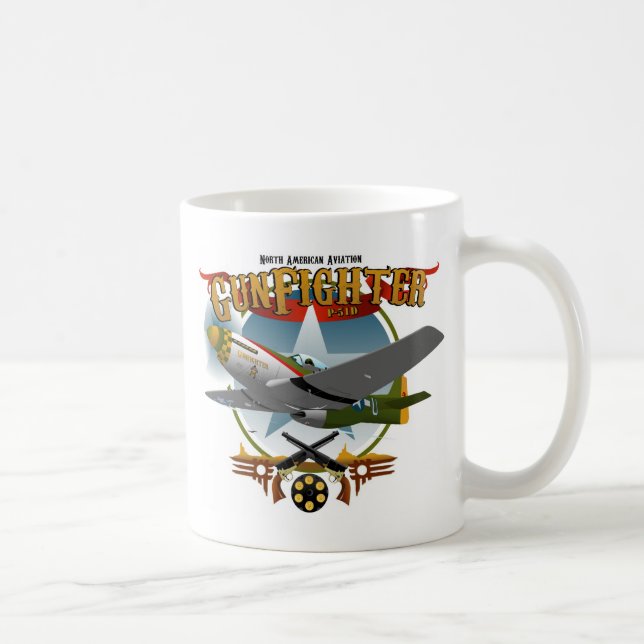Taza De Café P51 Gunfighter 2 (Derecha)