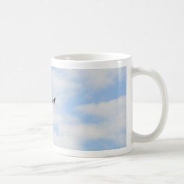 Taza De Café P51 Mustang en vuelo