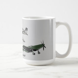Taza De Café P51 Mustang US Fighter Mug