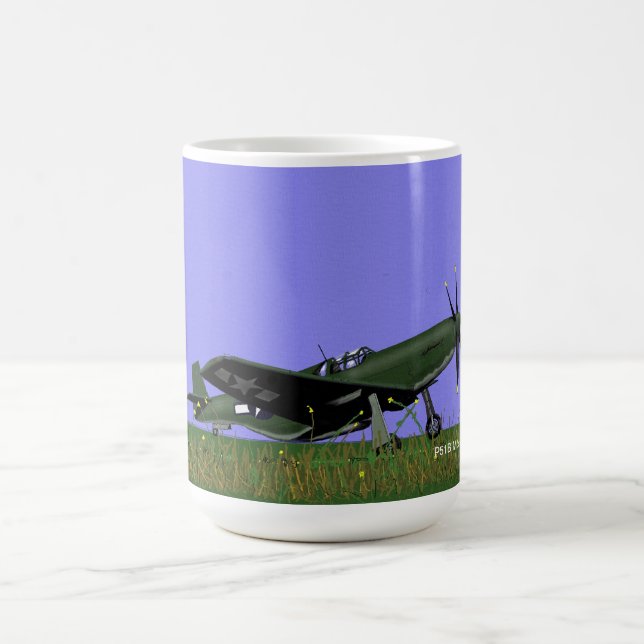 Taza De Café P51B Mustang Mug (Centro)