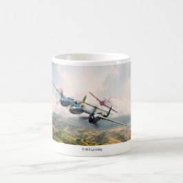 Taza De Café P-38 Lightning