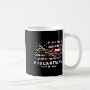 Taza De Café P-38 Lightning P38 Ww2 Aircraft Fighter Jet Pilot