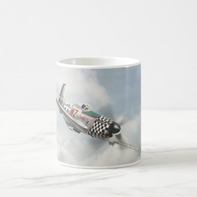 Taza De Café "P-51 Mustang"mug (Centro)