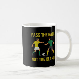 Taza De Café P El Ll No Culpar Al Aficionado Al Fútbol Diseño