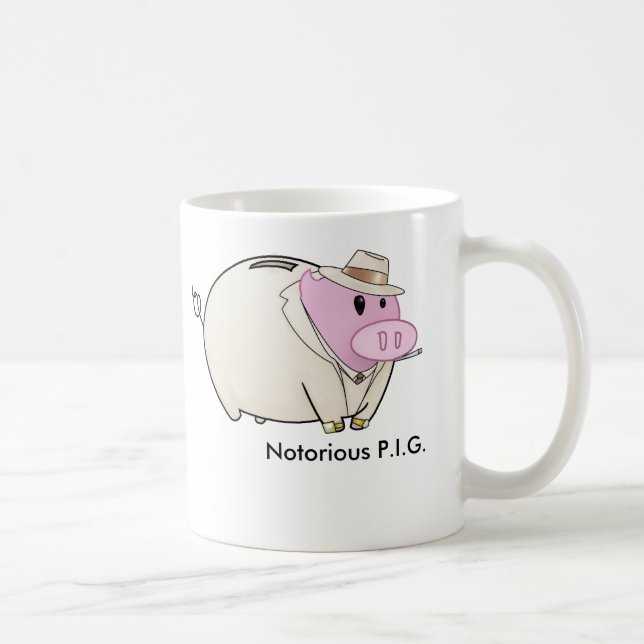 Taza De Café P.I.G notorio (Derecha)