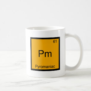Taza De Café P.M. - Camiseta divertida del símbolo del element