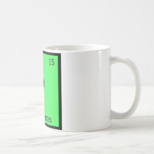 Taza De Café P - Peloneuestes Química de Dinosaurios Tabla Peri
