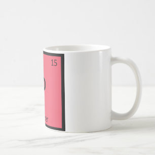 Taza De Café P - Química de Verduras Pimienta Tabla Periódica
