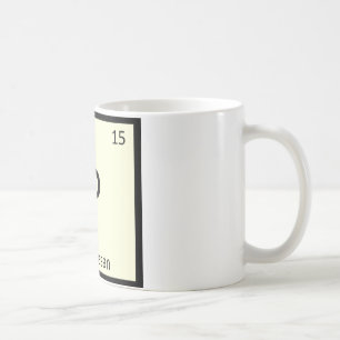 Taza De Café P - Química del Queso Parmesano Tabla Periódica