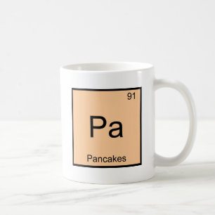 Taza De Café PA - Camiseta divertida del símbolo del elemento