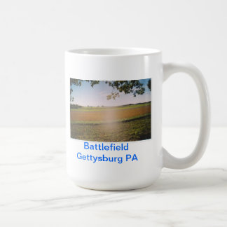 Taza De Café PA de Gettysburg del campo de batalla