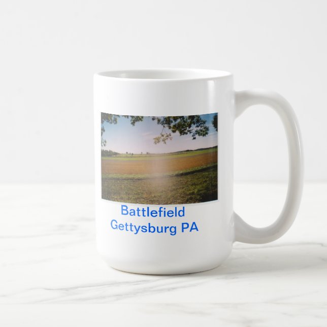 Taza De Café PA de Gettysburg del campo de batalla (Derecha)