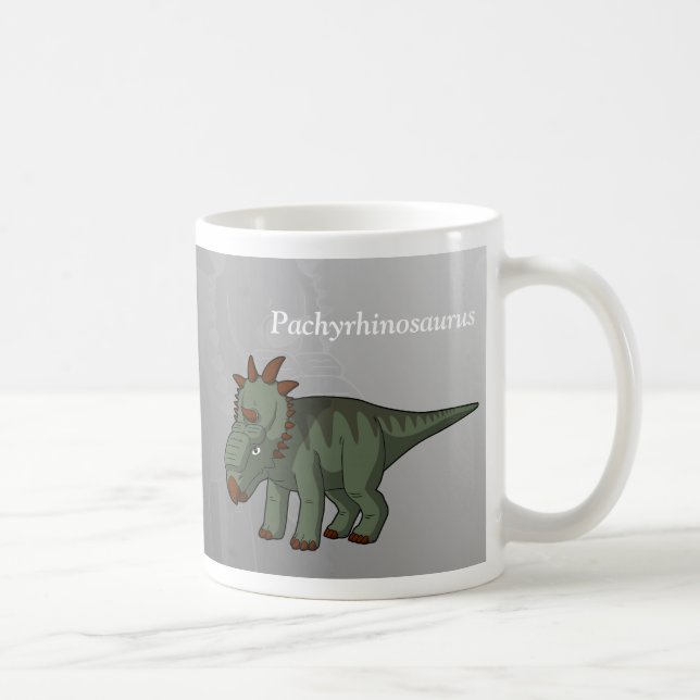 Taza De Café Pachyrhinosaurus Dinosaurio (Derecha)
