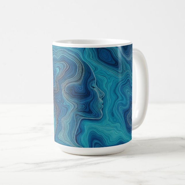 Taza De Café “Pacifica” – Un retrato del océano (Anverso derecho)